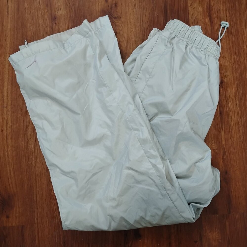 Vintage Nike Lined Wind Pants Joggers Trainers Light Gray